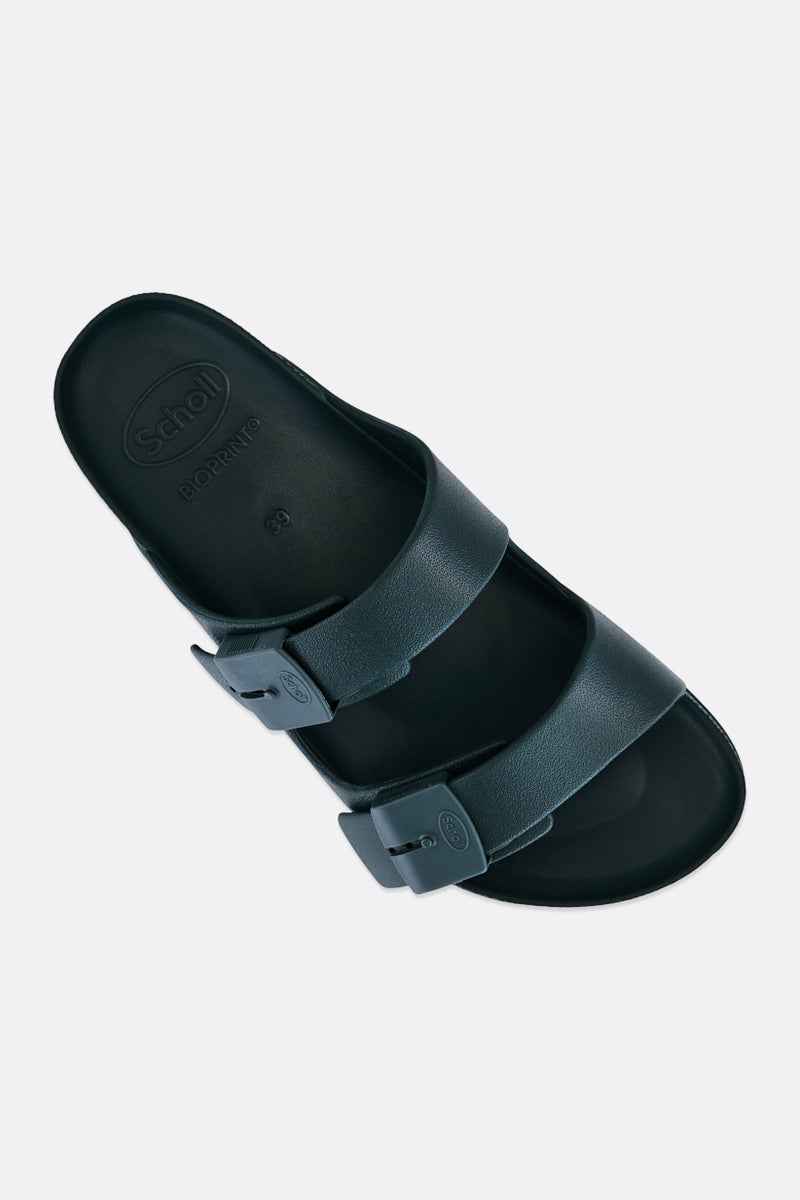 Scholl أحذية شريحة باهيا البيولوجية القابلة للتعديل للرجال، أخضر داكن - Image 2